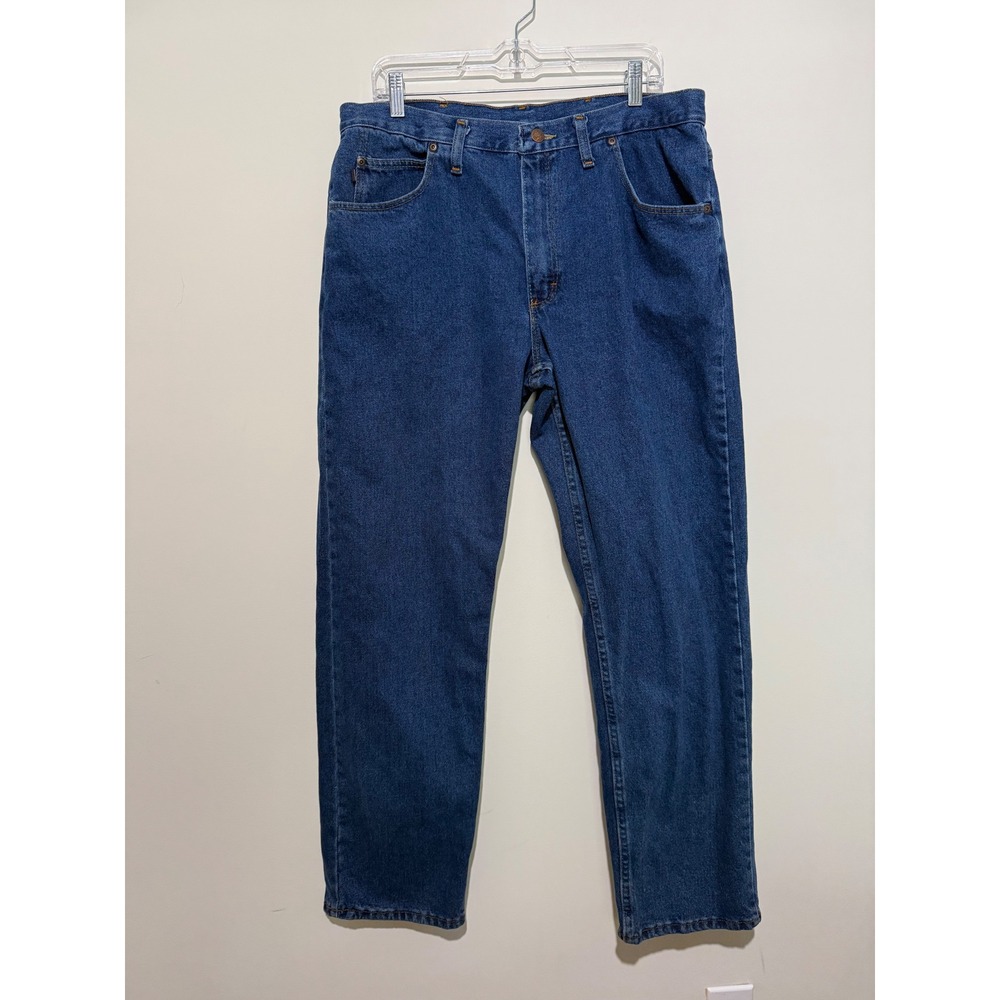 Red Kap Mens PD60SW5 Straight Leg Denim Work Jeans Blue 36x32